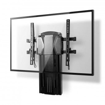 Vertikal TV-veggbrakett | 37-60" | Maksimal vekt: 20 kg | Vertikal bevegelse: 0-400 mm | 85 mm | 85 mm | 1 pivot(er) | ABS / stål | Svart