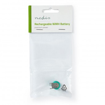 Oppladbart Ni-MH-batteri | 2,4 V| 80 mAh | Loddekran | 1-poly pose