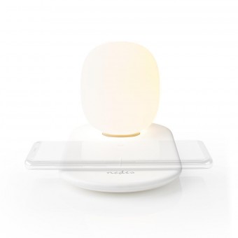 LED Lampe med trådløs lader | Dimmer - Til produkt | Qi | 10 W | Med demping | Varm hvit | 3000 K