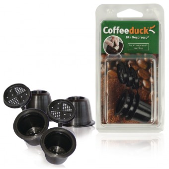 Coffeeduck Nespresso Kaffemaskin Svart