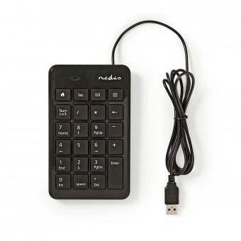 Kablet tastatur | USB | USB-stasjon | Kontor | Enhånds | Numerisk | Ja