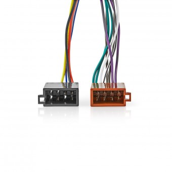 ISO-adapterkabel | Kenwood | 0,20 m | Runde | PVC | Plastpose
