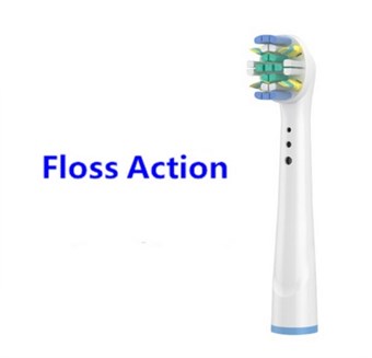 Løse Børstehoder for Braun Oral-B Elektrisk Tannbørste - 4 stk - Floss Type
