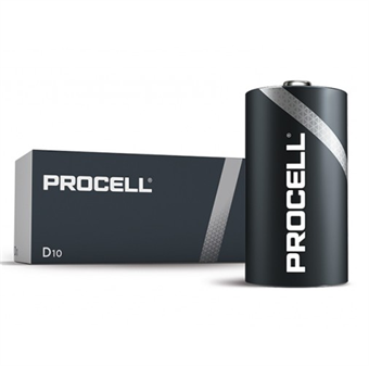 Duracell Procell D batterier - 10 stk.