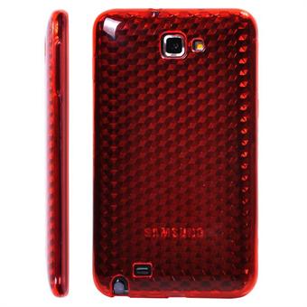 Samsung Note silikondeksel (rød)