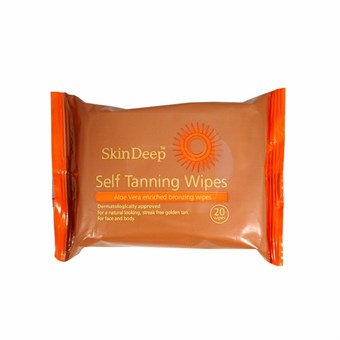 Cherish Skin Deep Self Tanning Wipes - 20 stk.