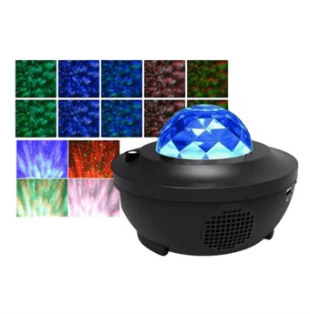 Stjernelyslampe med Bluetooth-fjernkontroll - LED Starry Sky - Lampe