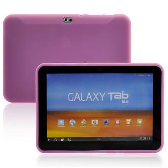 Samsung Galaxy Tab 8.9 mykt silikondeksel (rosa)