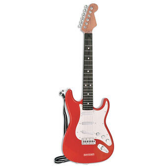 Bontempi elektrisk gitar rød med gitarstropp