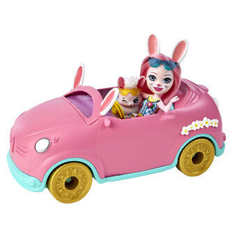 Enchantimals kanin med kjøretøy