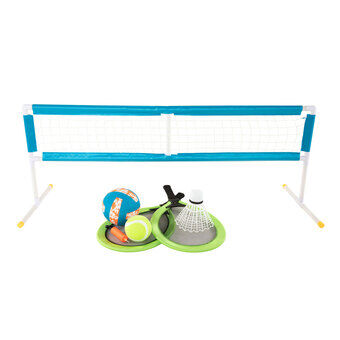Campingsett racket sport 3in1