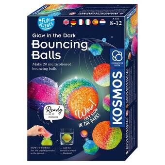 Make Kosmos Glow in the Dark Bouncing Balls, 20pcs.