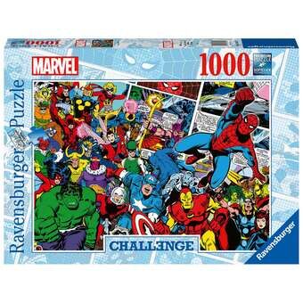 Utfordre puslespill Marvel superhelter, 1000 stk.