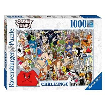Looney Tunes utfordringspuslespill, 1000 stk.