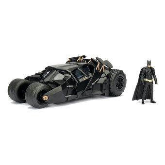 Jada Batman den mørke ridderen med batmobile bil 1:24