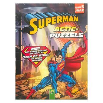 Superman action bokstaver puslespill, labyrinter aktivitetsbok