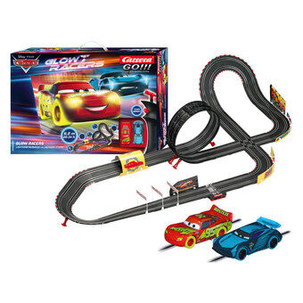 Carrera GO!!! Racerbanen - Disney Cars Glow Racers