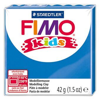 Fimo Kids modelleringsleire blå, 42gr