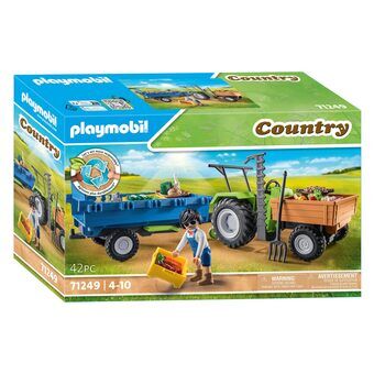 Playmobil Country Traktor med Henger - 71249