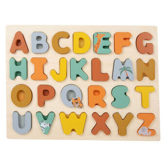 Little foot - tre alfabetet puslespill Safari