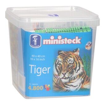 Ministeck tiger xxl bøtte, 4800 stk.