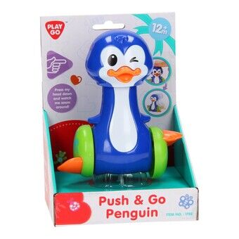Spill push & go pingvin
