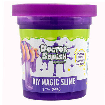 Doctor squish Slime - lilla, 100 gram