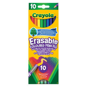 Crayola slettbare fargeblyanter, 10 stk.