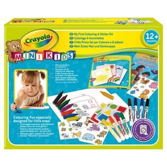 Crayola Mini Kids - Fargeleggings- og klistremerkesett