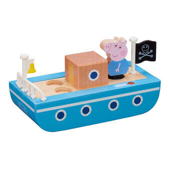 Peppa Pig trebåt med figur