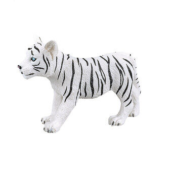 Mojo dyreliv hvit tigerunge stående - 387014
