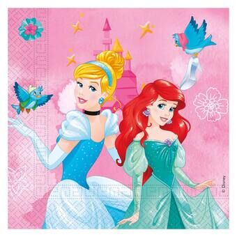 Papirservietter FSC Disney Princess Lev Livet Ditt, 20 stk.