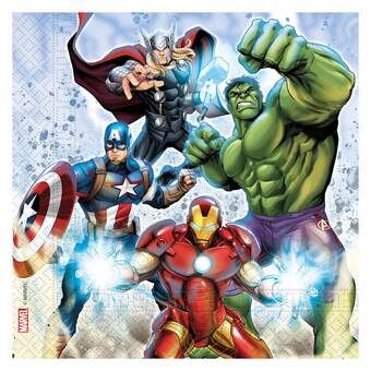 Papirservietter FSC Avengers Infinity Stones, 20 stk.