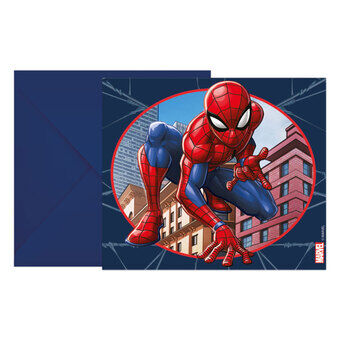 Invitasjoner og konvolutter FSC Spider-Man Crime Fighter, 6 stk