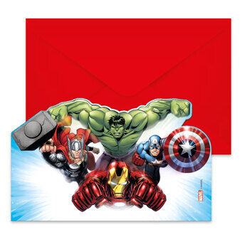 Invitasjoner og konvolutter FSC Avengers Infinity Stones, 6 stk