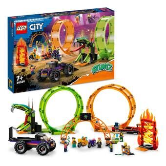 LEGO City 60339 stuntarena med dobbel loop