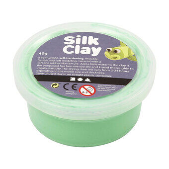 Silk Clay - Lys grønn, 40g.