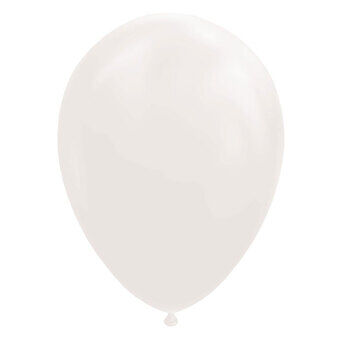 Ballonger hvite 30 cm, 10 stk.