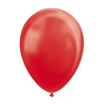 Ballonger Perle Rød 30cm, 10 stk.