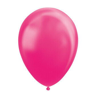 Ballonger, perlemor hard rosa 30cm, 10 stk.