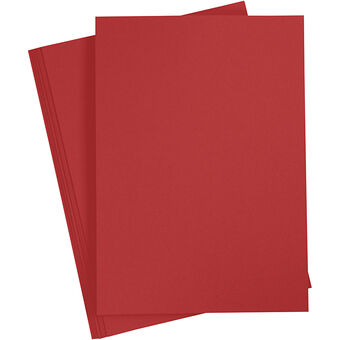 Papir Rød A4 80g, 20stk.