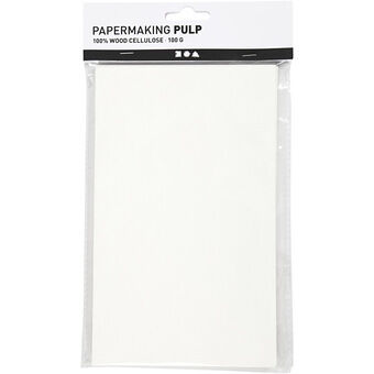 Papirmasse off-white 20x12cm, 100gr