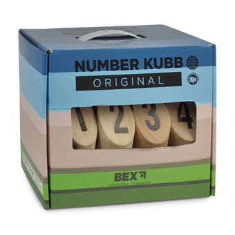 Number kubb original gummitre