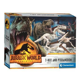 Clementoni Jurassic World t-rex & pteranodon gravesett