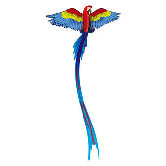 Drager klar 2 fly - pop-up 3d kite papegøye