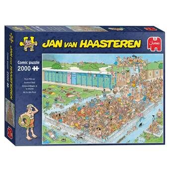 Jan van haasteren - full av bad, 2000 stk.