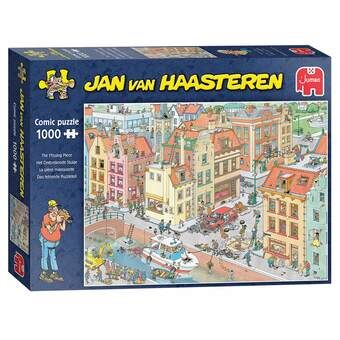 Jan van haasteren - den manglende puslespillbrikken, 1000 brikker.