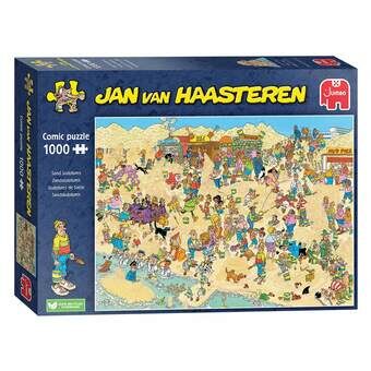 Jan van haasteren puslespill - sandskulpturer, 1000 biter.