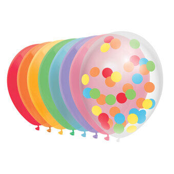 Ballonger regnbue, 10 stk.