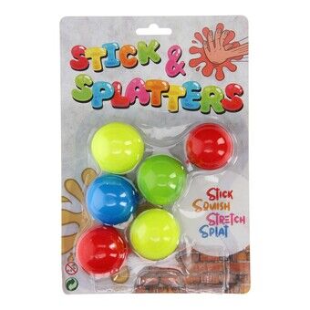 Sticky stretch globbles baller, 6 stk